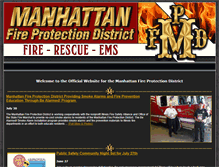 Tablet Screenshot of manhattanfire.org